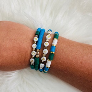Tulane Bracelet Stack