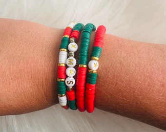 Christmas Bracelet Stack