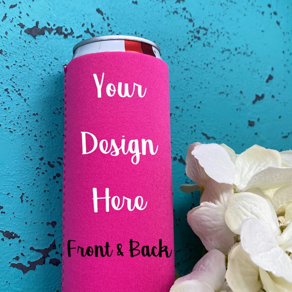 Double Sided Custom Koozies Etsy
