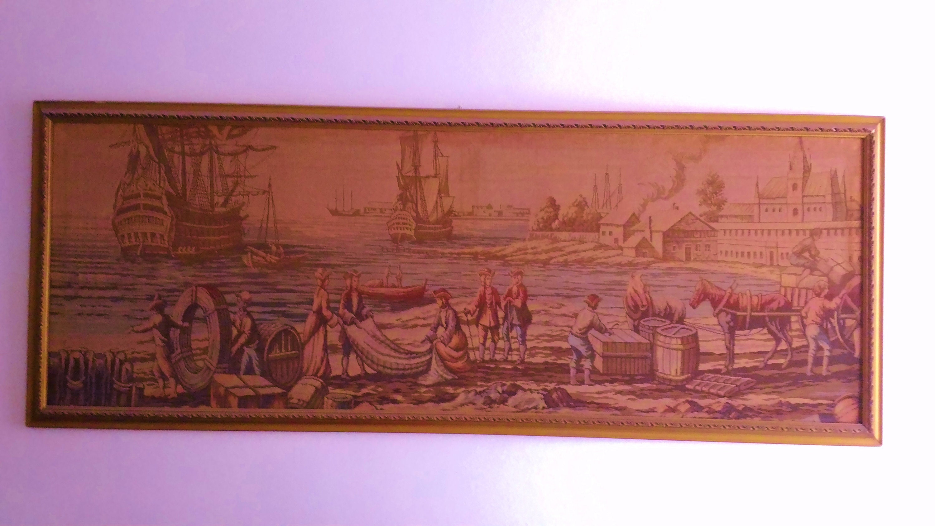 Tapisserie Artisanale, Motif Naval