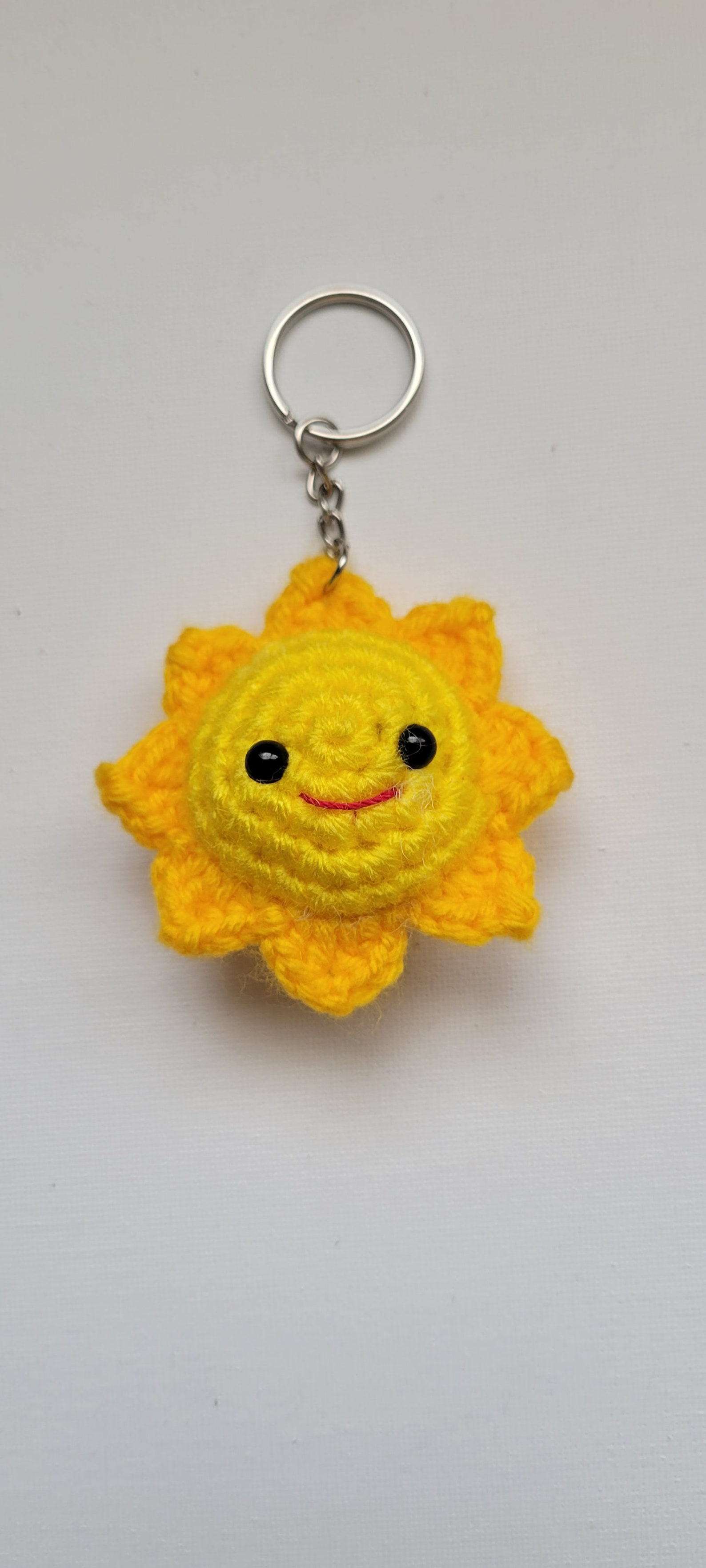 Crochet Sun Keychain/amigurumi Sun/sun Plush Amigurumi Etsy