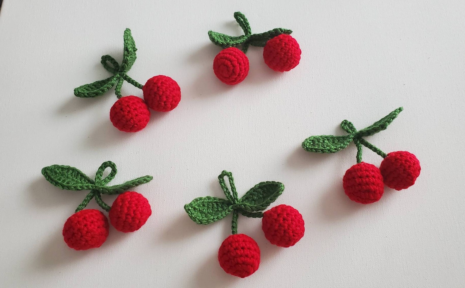 Crochet Cherry Keychain/cherry Keyring/cherry - Etsy