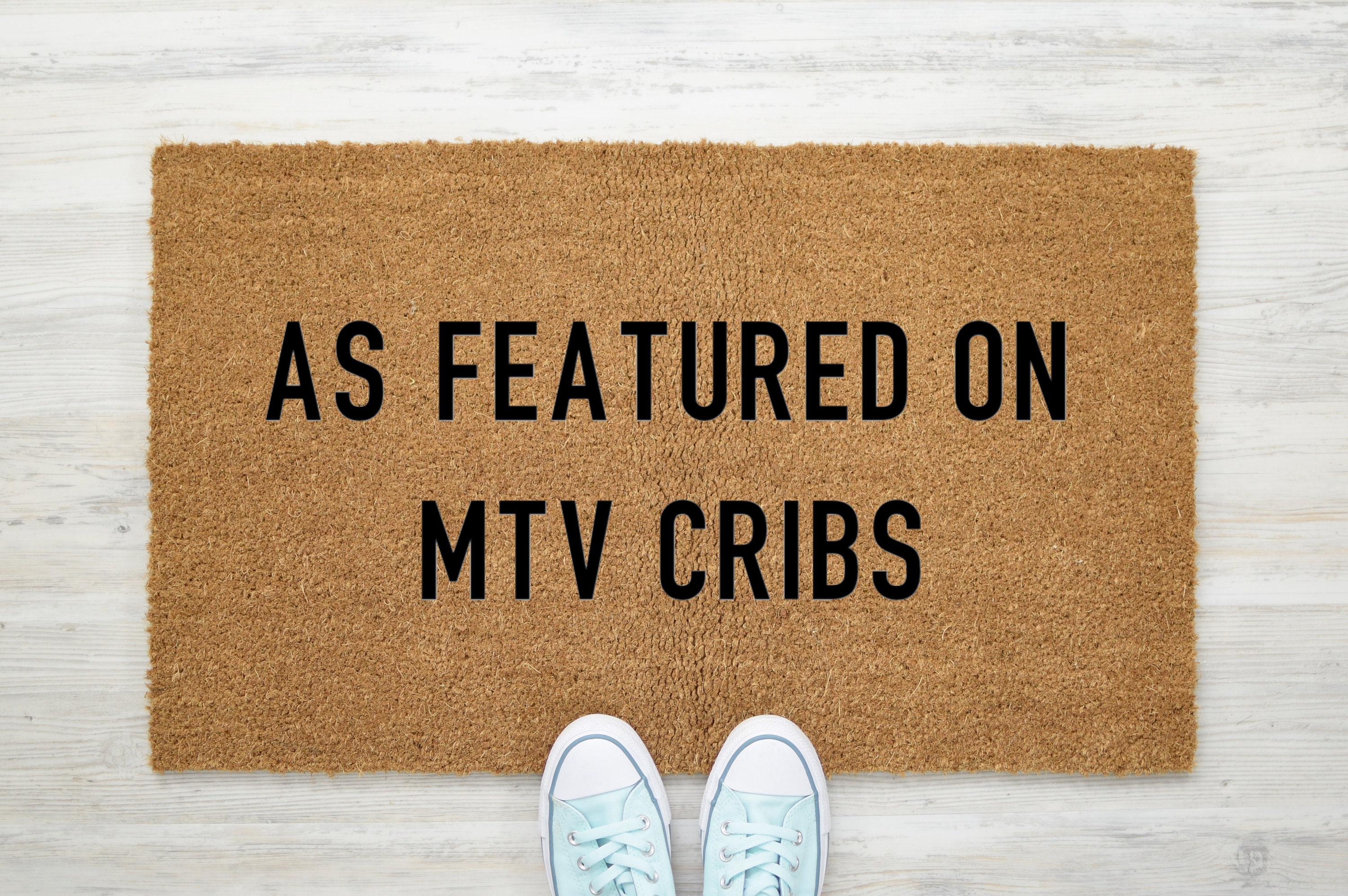 As Featured On MTV Cribs Doormat I Housewarming Gift I Wedding Etsy