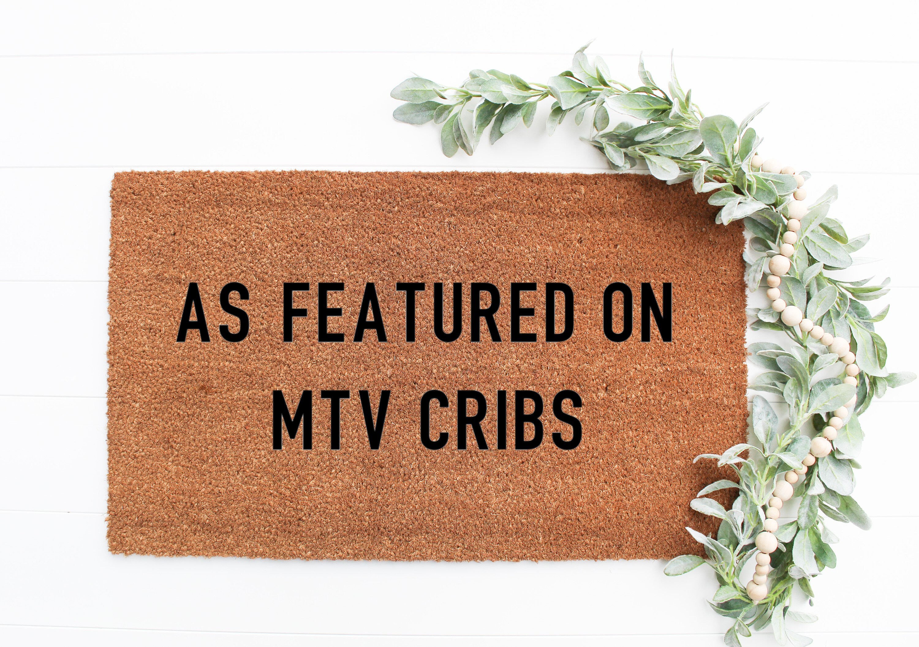 As Featured On MTV Cribs Doormat I Housewarming Gift I Wedding Etsy