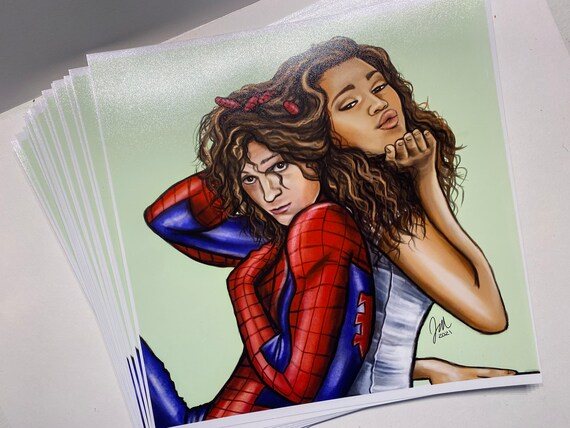Tom Holland & Zendaya Petermj Artwork Print | Etsy