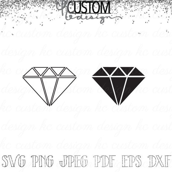 Download Diamond Svg Diamond Clip Art Diamond Vector Svg Instant Etsy