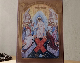 Serbian Orthodox Icon - Religious Wood Art
