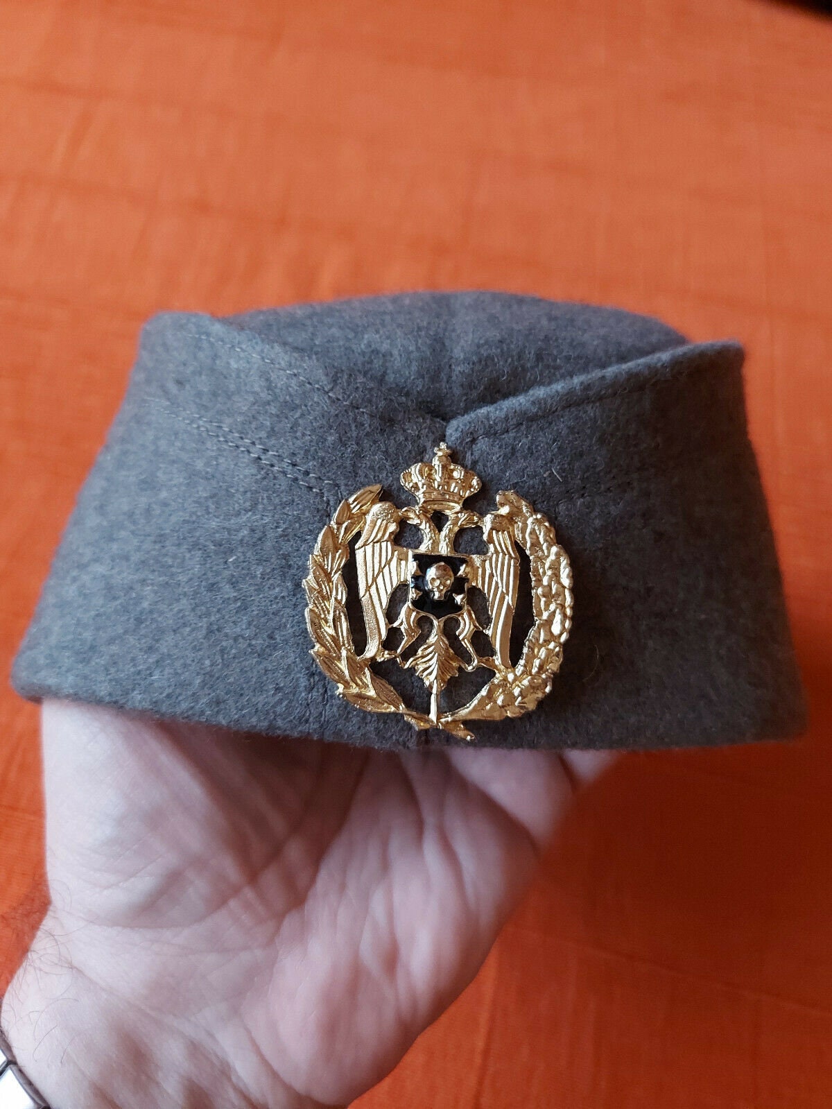 Traditionelle Kappe Sajkaca mit Kokarda grün-graue Farbe | Etsy