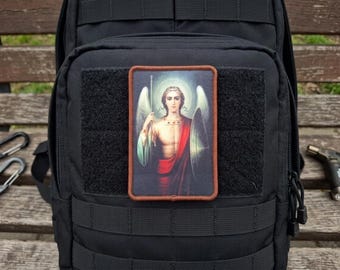 Orthodox Cotton Patch Of Saint Michael, Embroidered Religious Applique
