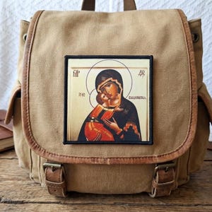 Orthodox-christelijke katoenen patch, traditioneel Oosters-orthodox decor
