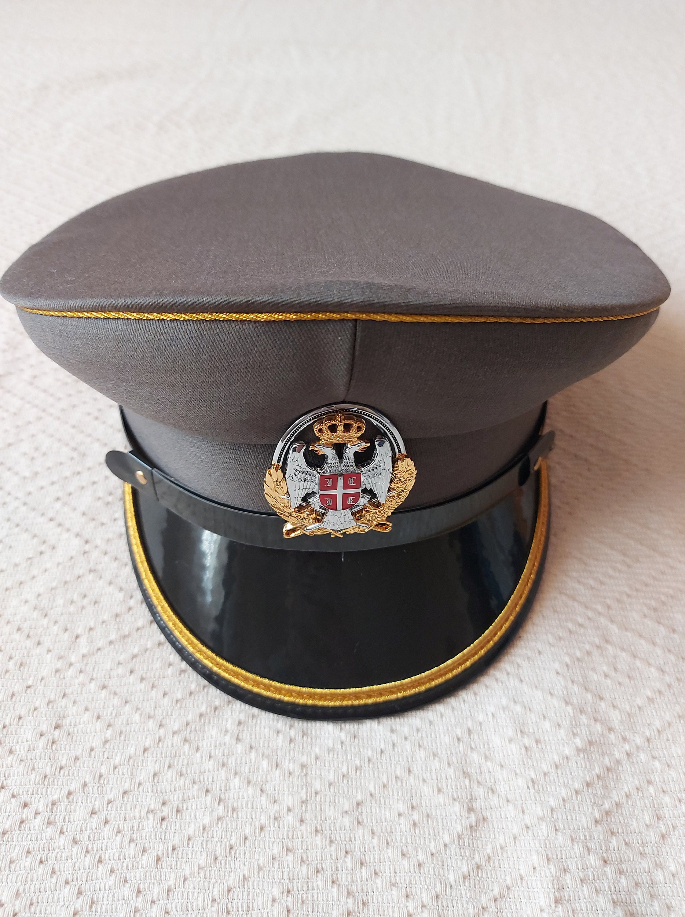 Serbian Army Cap Sapka With Badge Green 
