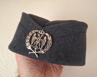 Serbian Traditional Cap Sajkaca With Kokarda - Dark Blue Color size 59 cm (23.2 inch)