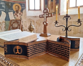 Orthodoxe gebedsriem, Psalm 90-beschermband, christelijk spiritueel geschenk, Russisch-orthodoxe traditie