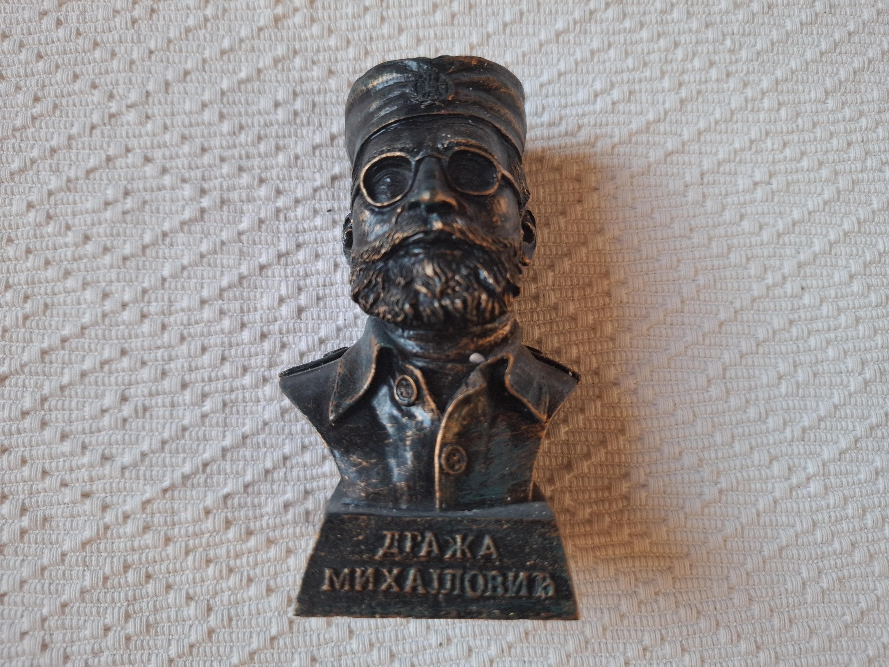Small Serbian Hero Statue General Draza Mihailovic