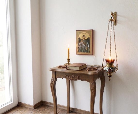 Saint Michael Orthodox Christian Icon - Religious Home Decor