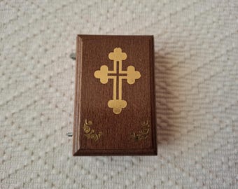 Servisch diptych-icoon: Sint Stefanus met Jezus Christus en de Moeder Gods.