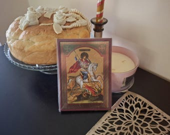 Servisch-orthodox icoon van Sint-Joris