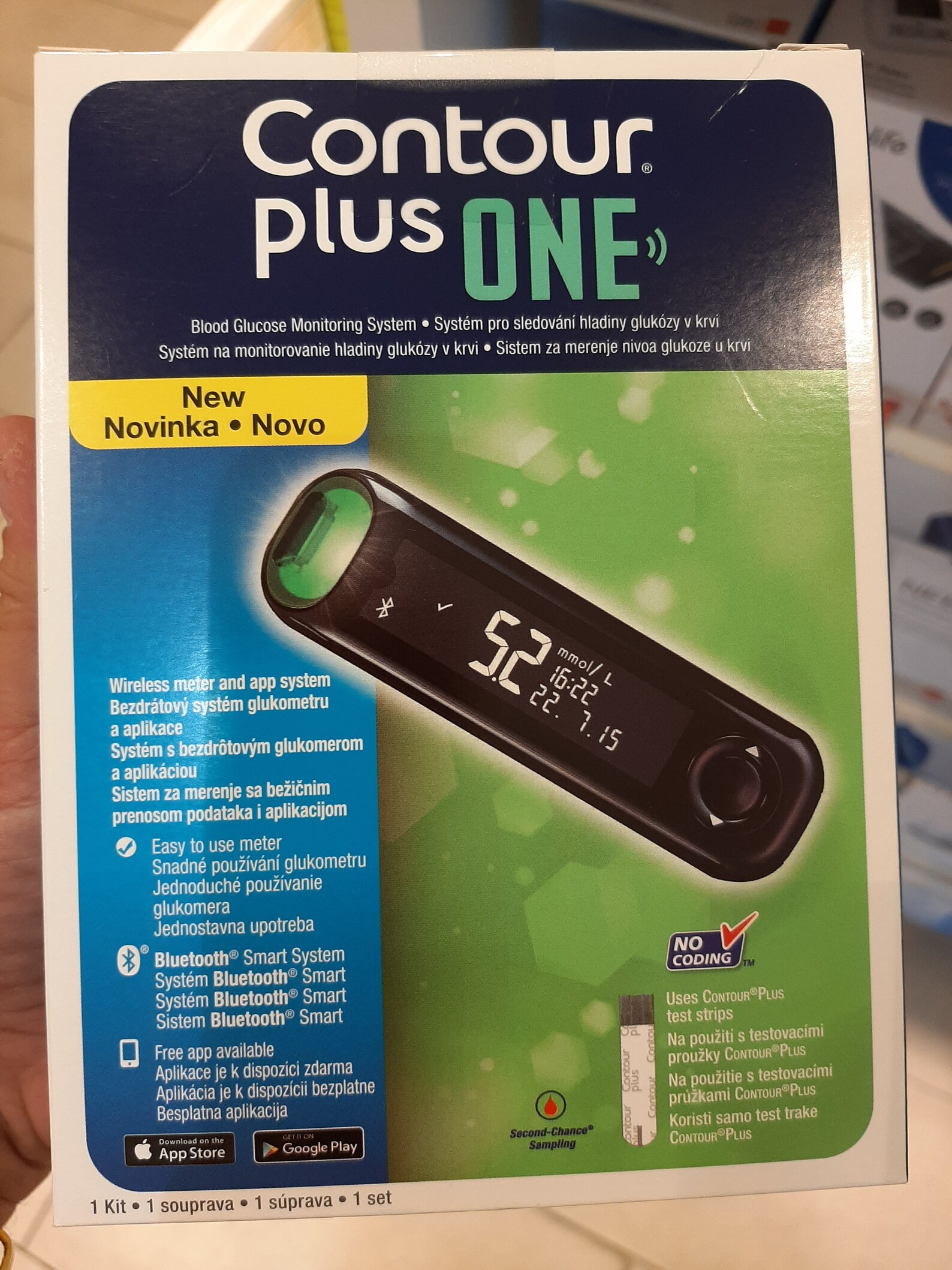 Contour Plus One Blood Glucose Monitoring System Etsy