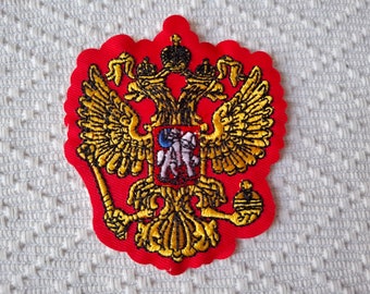 Toppa Patch Ricamata Con Bandiera Della Russia | Stemma Cucito Su Stoffa | Unbranded