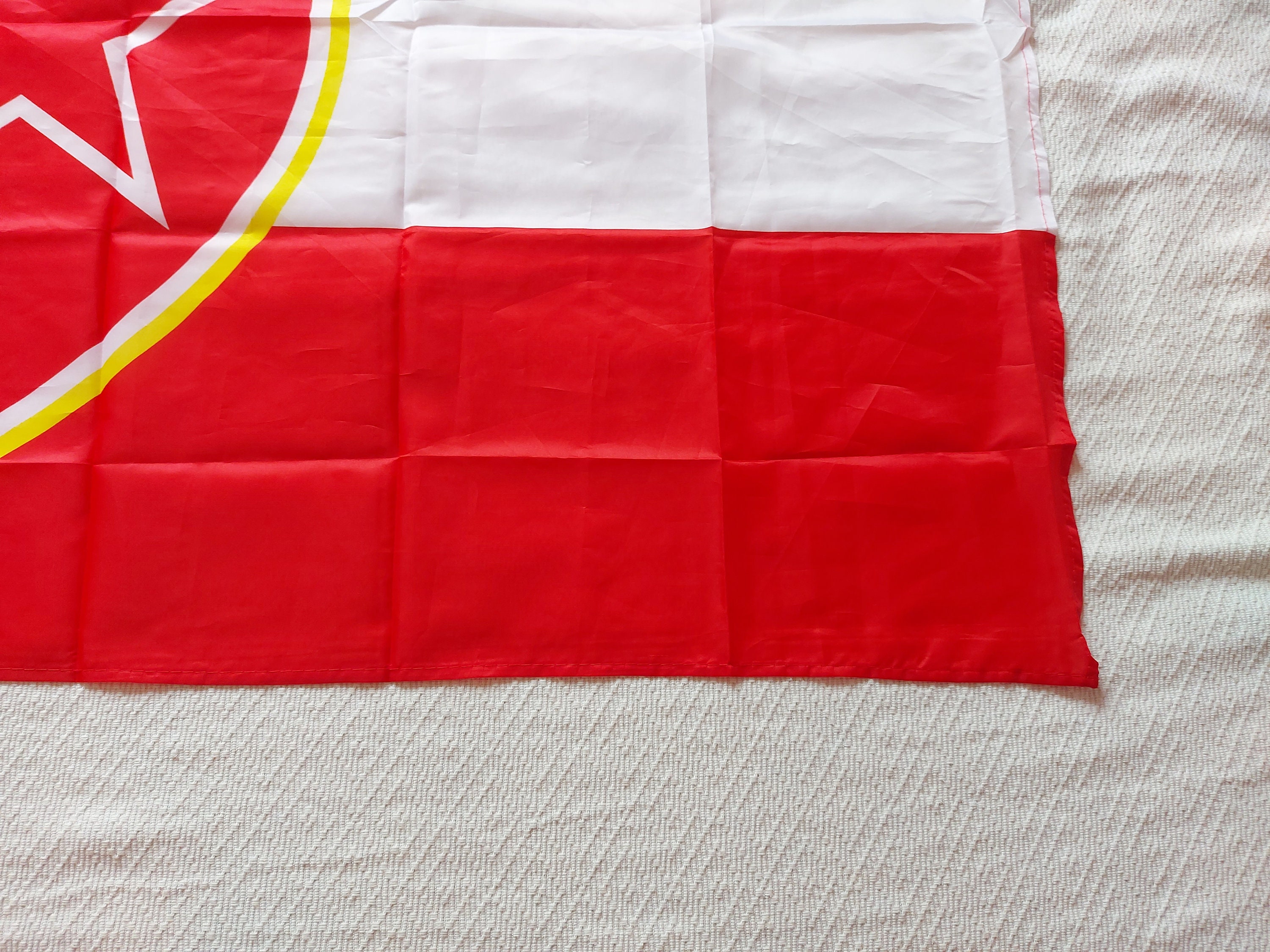 Big Red Star Crvena Zvezda Foodball Club Flag - approx 140 x 90cm