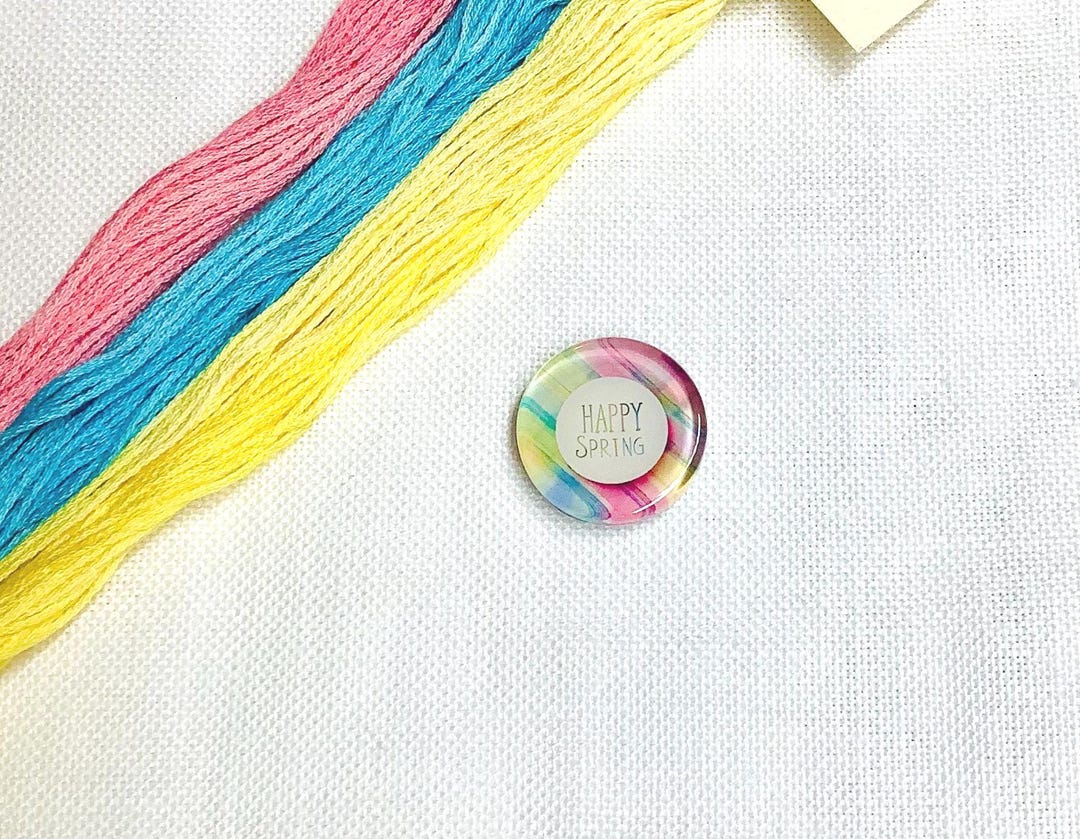 Happy Spring Needle Minder and Easter Thread Keep, Needlework ...