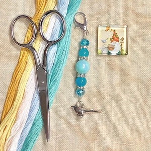 Sommer-Wichtel-Taschenbaumler- und Mini-Vogel-Taschenbaumler-Anhänger im Handarbeits-Set