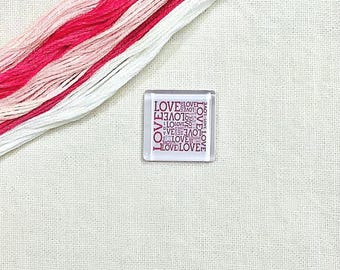 Valentine needle minders needlework accessory