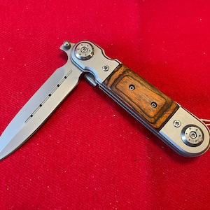 8” Stiletto Style Assisted Open Knife w/ Stainless Steel Blade