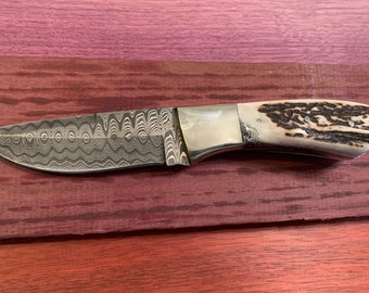 8” Handmade Custom Damascus Knife