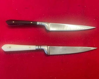 7" Handmade Full Tang D2 Steel Letter Opener w/ Bull Horn or Camel Bone Handle