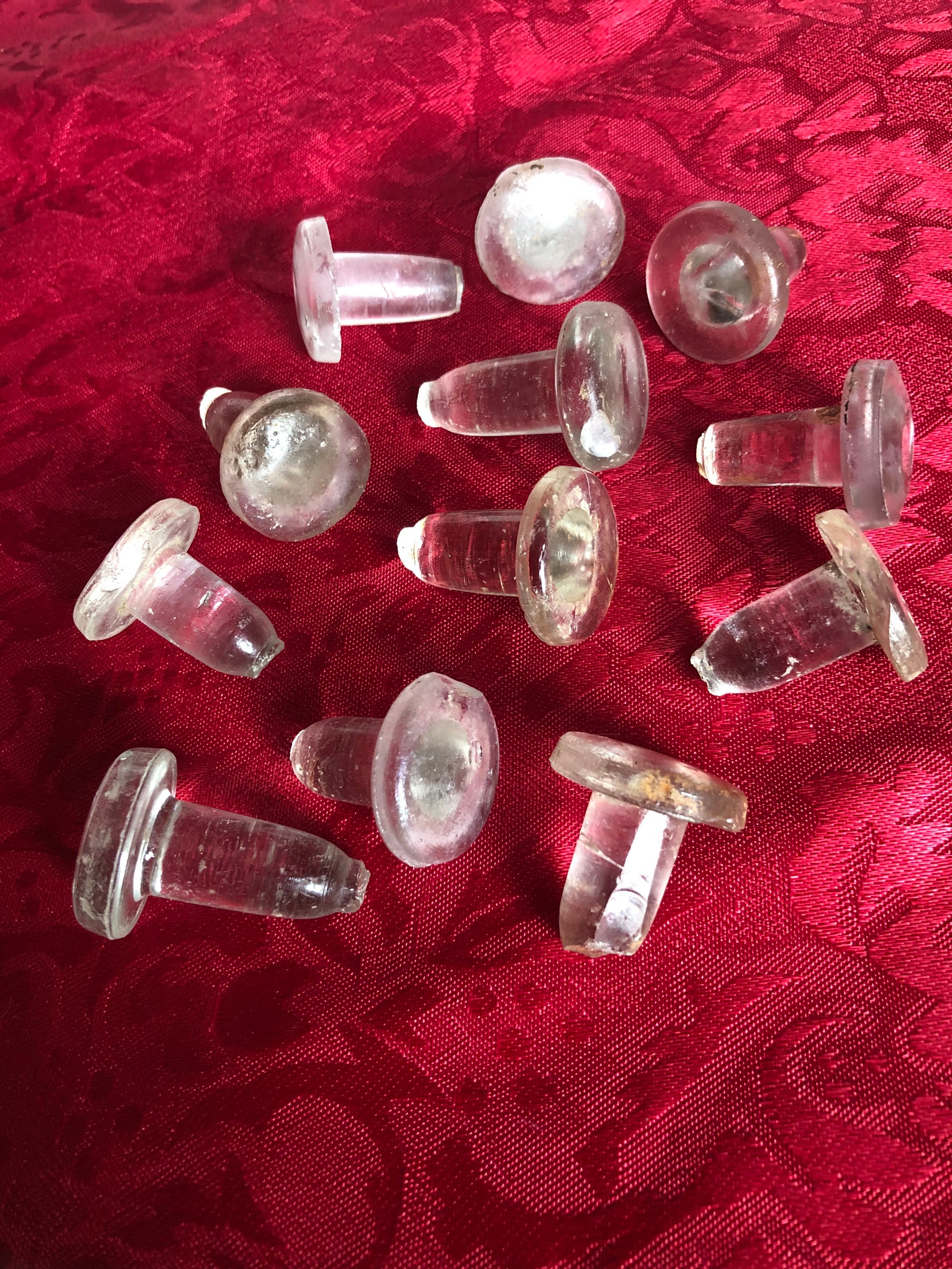 12 Antique Glass Bottle Stoppers/ Vintage 18mid1900s Etsy
