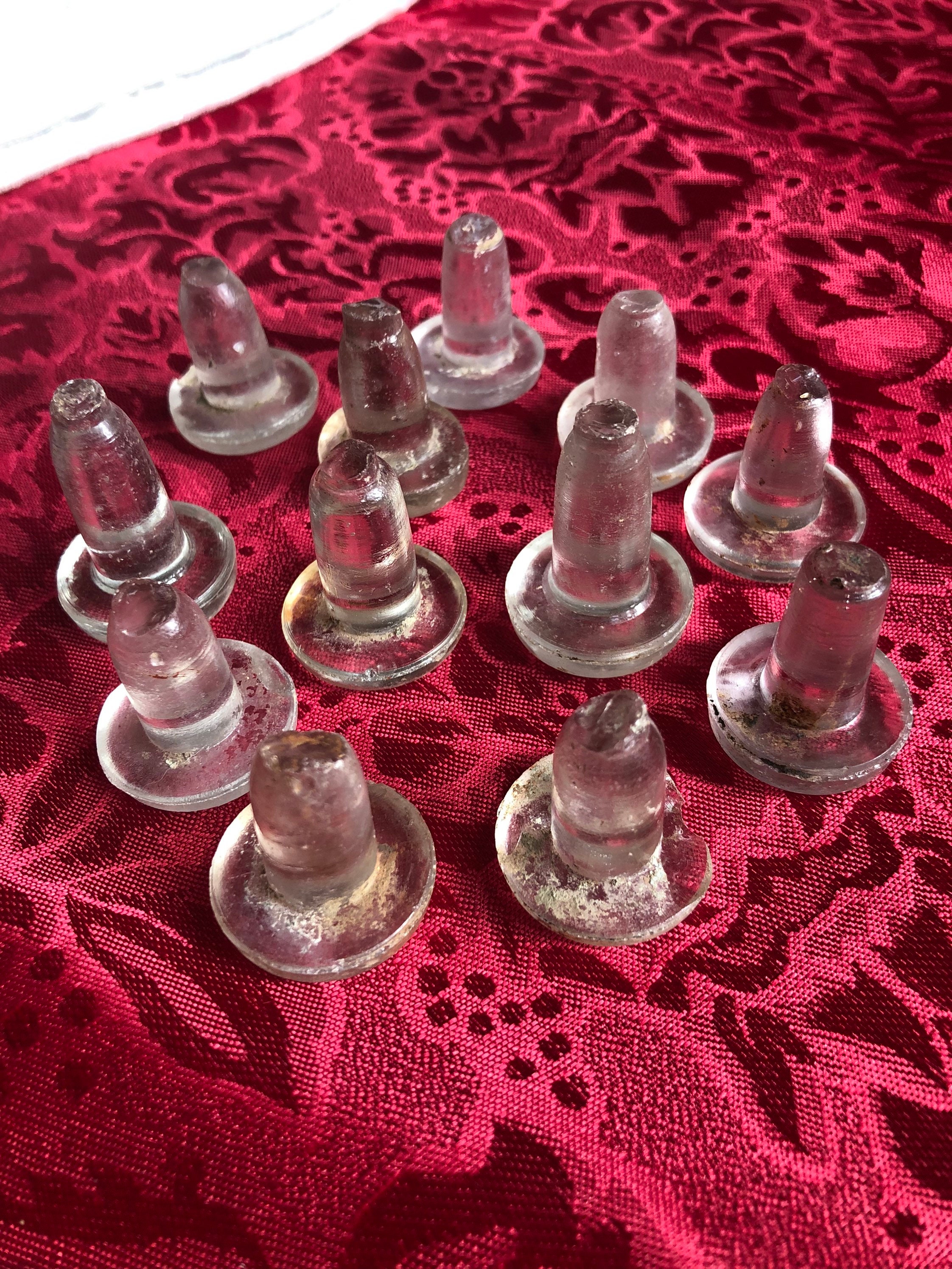 12 Antique Glass Bottle Stoppers/ Vintage 18mid1900s Etsy
