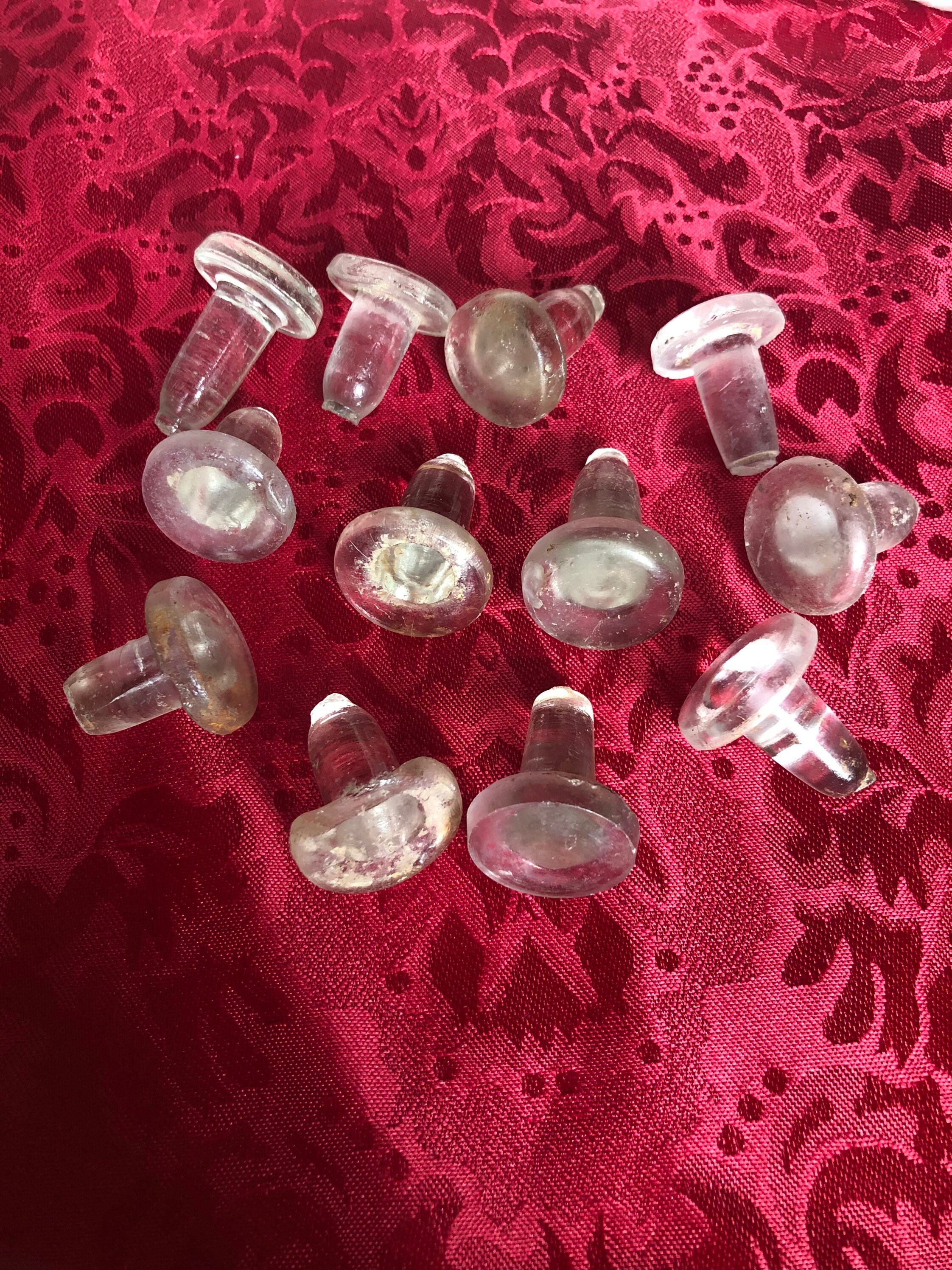 12 Antique Glass Bottle Stoppers/ Vintage 18mid1900s Etsy