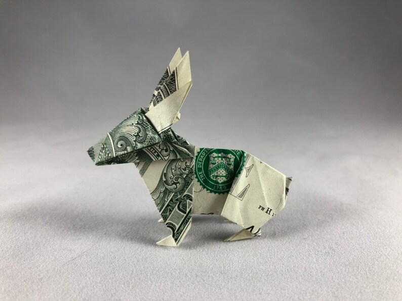 Origami Dollar Rabbit Easter 2019 Animal Lovers