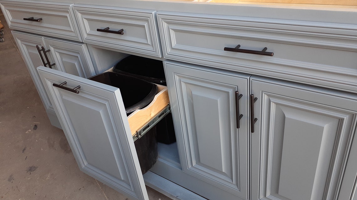 7ft Grey Kitchen Island Without Counter Top available for Etsy