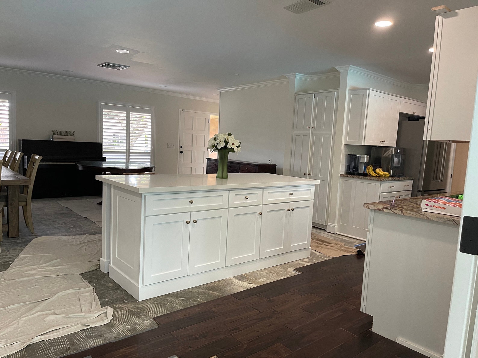 7ft Kitchen Island With Quartz Top - Etsy