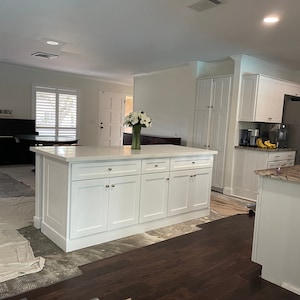 7ft Kitchen Island With Quartz Top - Etsy