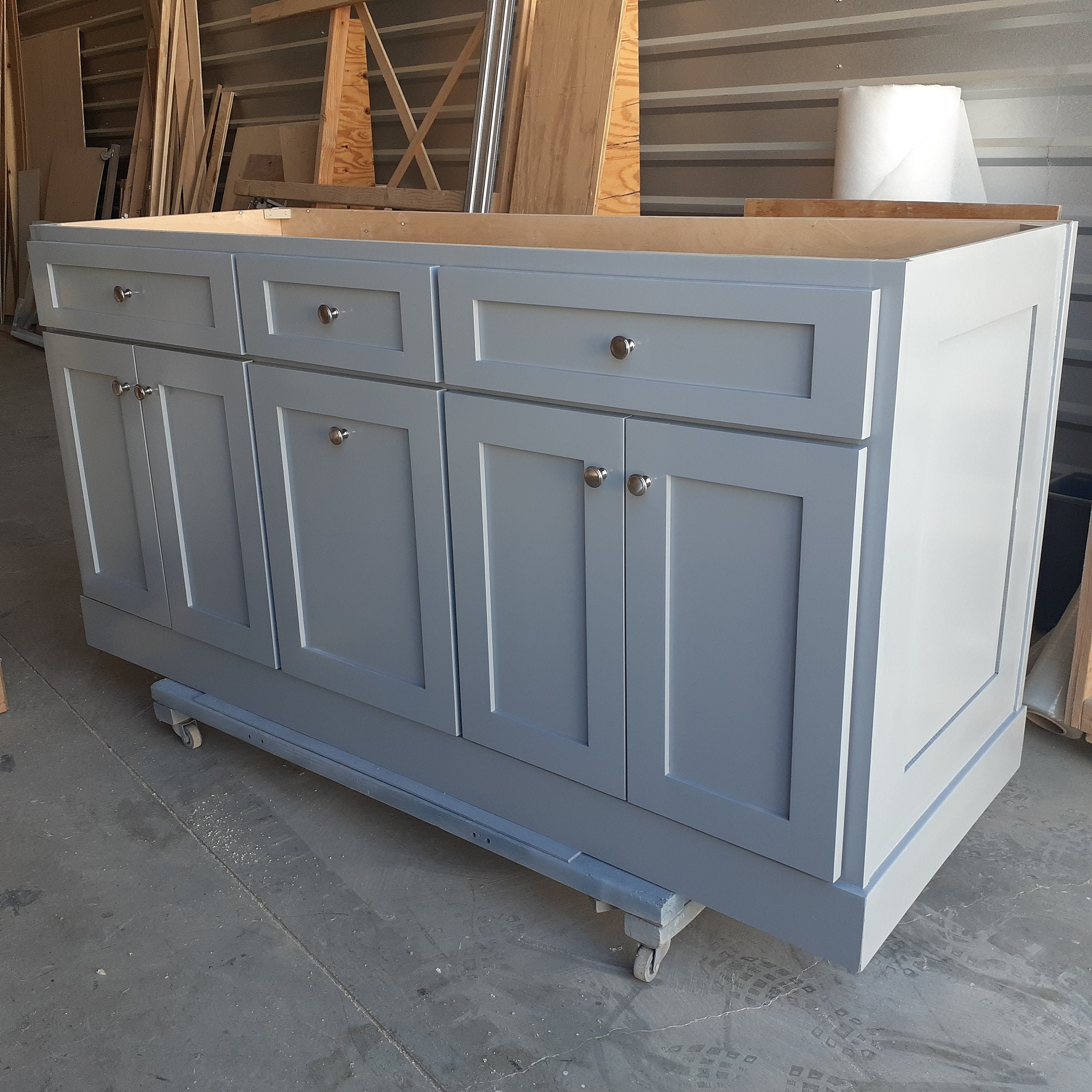 7ft Kitchen Island With Quartz Top - Etsy