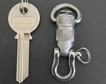 KYLINK Link Lanyard Recycled Quick release Shotgun shoulder strap keychain Mod Base-Ring Car keychain