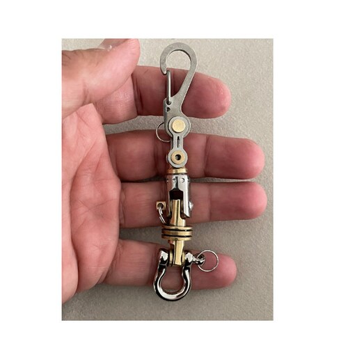 KYLINK Omega Double Shackle EDC Carabiner Keychain Key Ring Etsy