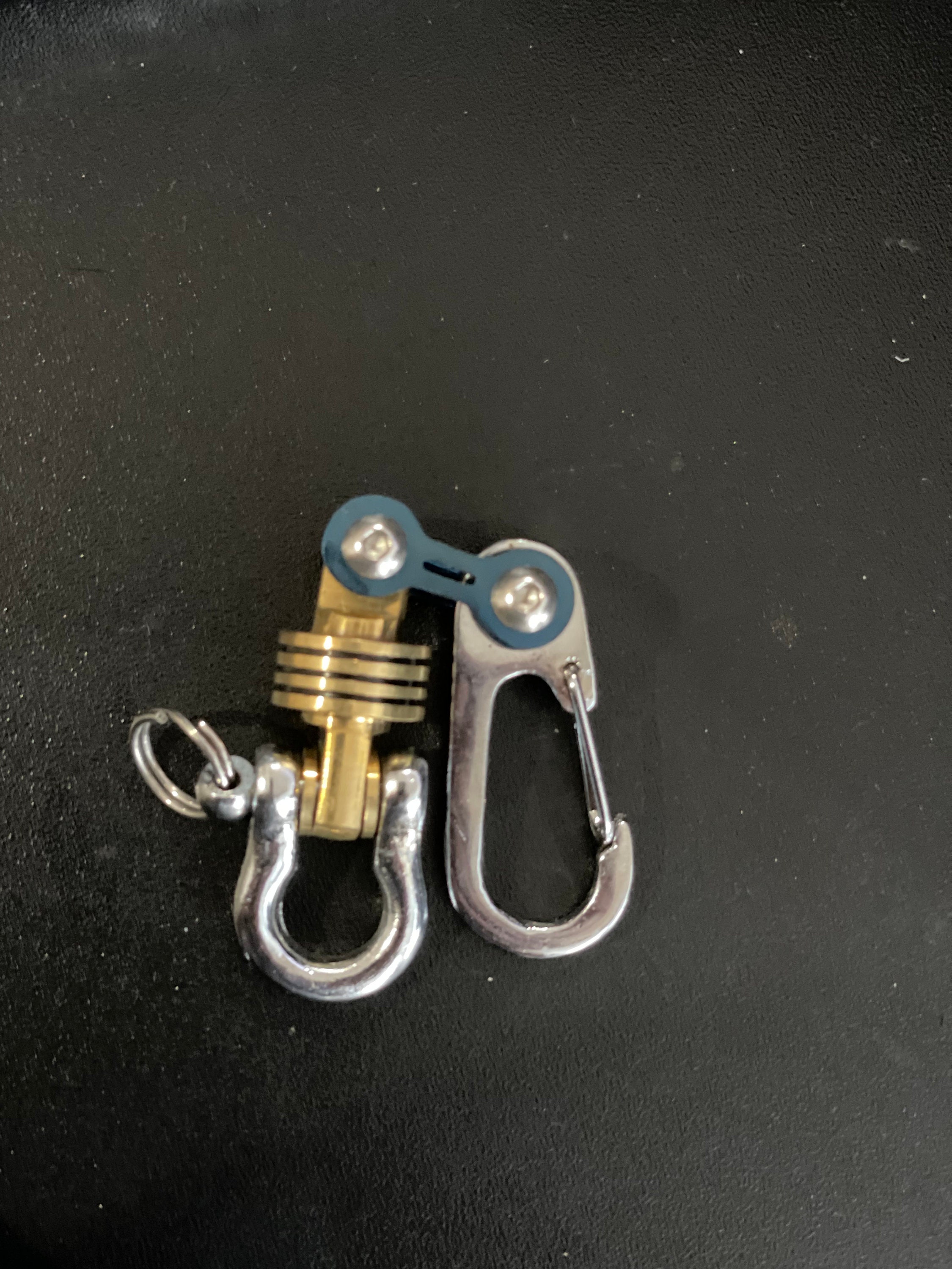 KYLINK EDC Sailor Shackle Keychain With Omega Swivel Jib Ti Etsy