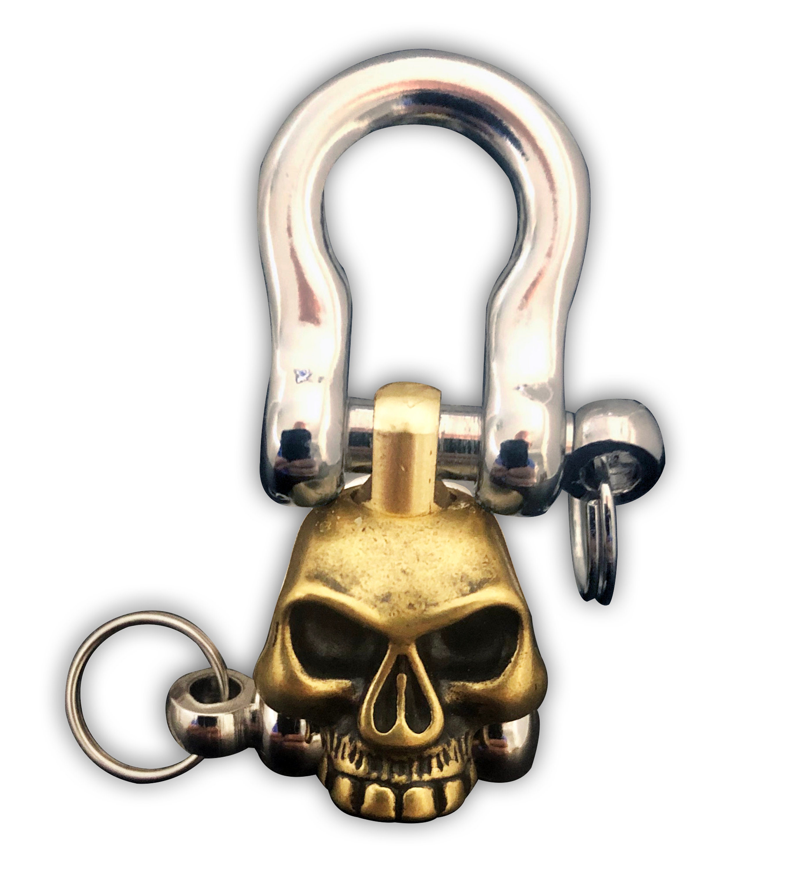 KYLINK Skull Double Shackle EDC Car Carabiner Keychain Key Etsy UK