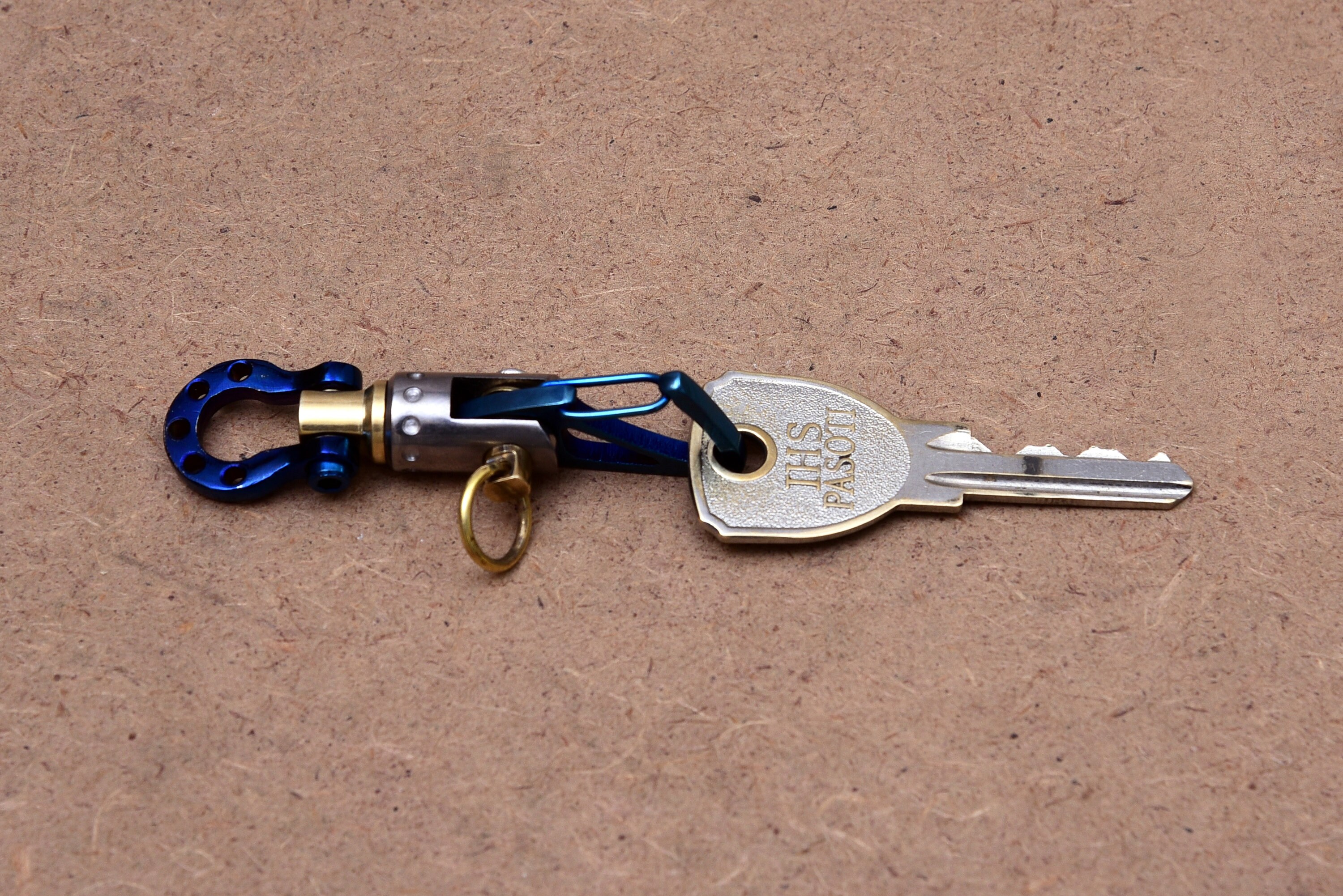 KYLINK EDC Sailor Shackle Keychain With Swivel Jib Ti Tuning Etsy
