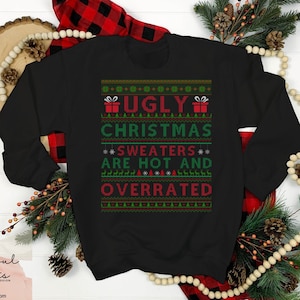 Ugly Christmas Sweater, Funny ugly Christmas Sweater couple, Tacky Christmas Sweater, Hilarious Christmas Sweater,
