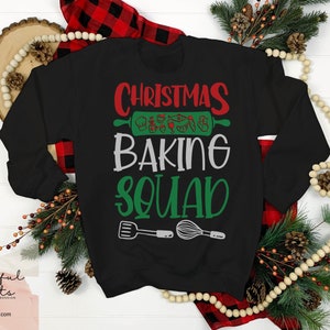 Ugly Christmas Sweater, Funny ugly Christmas Sweater couple, Tacky Christmas Sweater, Hilarious Christmas Sweater Christmas Baking Squad