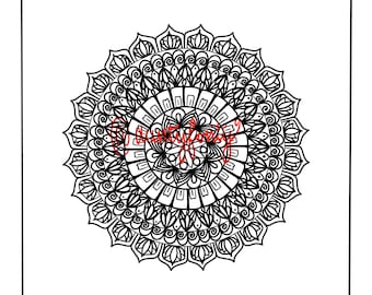 Mandala Coloring Page