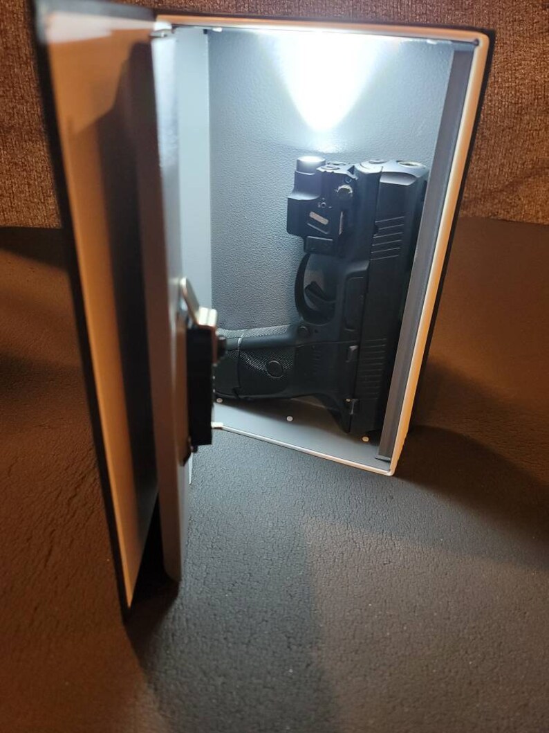 Diversion Secret Gun Compartment Lockbox Hollow Hidden Gun Etsy