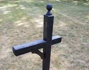 Handmade Wood Mailbox Post
