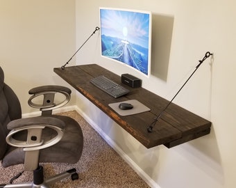 Floating Desk Etsy