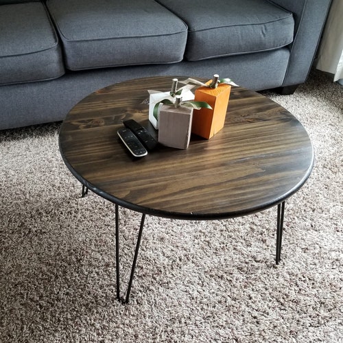 Round Coffee Table With Hairpin Legs, Hairpin Legs For Round Coffee Table